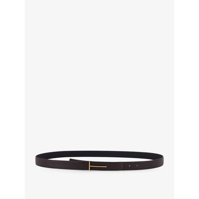 Hammered leather belt