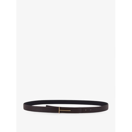 Hammered leather belt