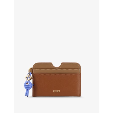 FF Diamonds Leather Card Holder