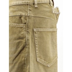 Faded effect denim
