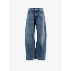 Blue denim jeans