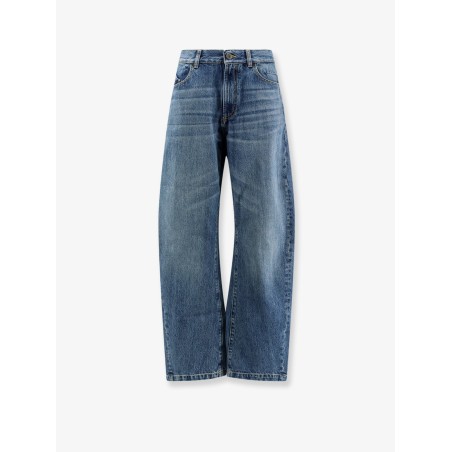 Blue denim jeans