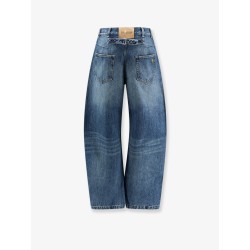 Blue denim jeans