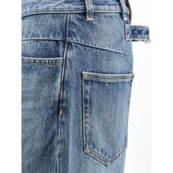 Blue denim jeans
