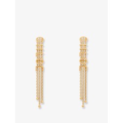 Mini Belt brass earrings