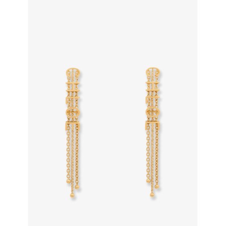 Mini Belt brass earrings