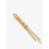 Mini Belt brass earrings