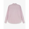 Cotton shirt with front embroidered logo
