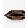T Signature Leather Shopping Bag