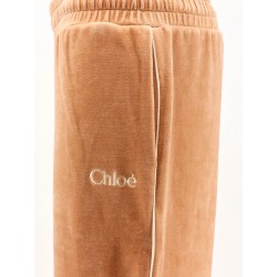 Velvet joggers trousers