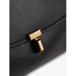 T-Lock Leather Shoulder Bag