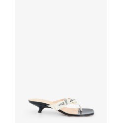 J'Adior cotton flip-flops with embroidered logo
