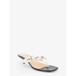 J'Adior cotton flip-flops with embroidered logo