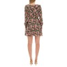 FLOWER PRINT MINI DRESS