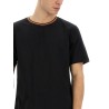 T-SHIRT CON COLLO STRIPES LOGO