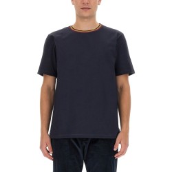 T-SHIRT CON COLLO STRIPES LOGO