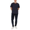 T-SHIRT CON COLLO STRIPES LOGO