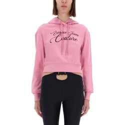 FELPA CROPPED CON LOGO
