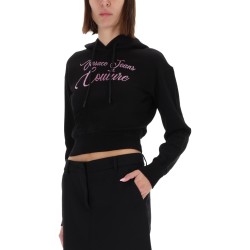 FELPA CROPPED CON LOGO