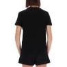 T-SHIRT CON LOGO E STRASS