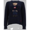 MAGLIA "BEAR" IN COTONE E LINO