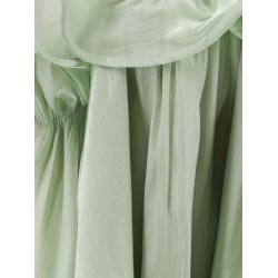 Dress with rouches