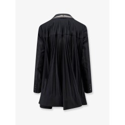 Silk and organza blazer