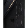 Silk and organza blazer