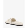 Cannage quilted leather sandals