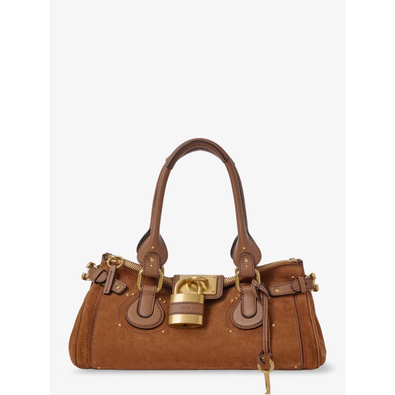 Paddington suede shoulder bag