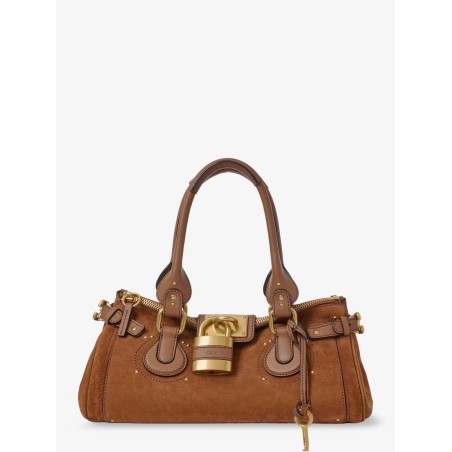 Paddington suede shoulder bag