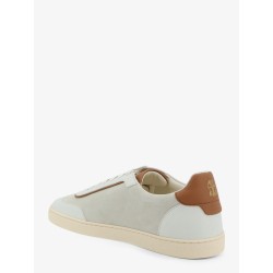 Low-Top suede and leather sneakers