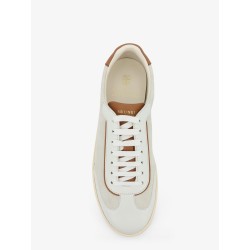 Low-Top suede and leather sneakers