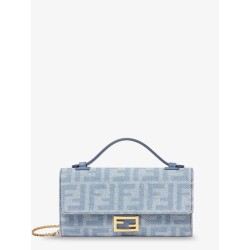 Baguette Continental canvas crossbody bag with all-over FF motif