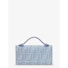 Baguette Continental canvas crossbody bag with all-over FF motif