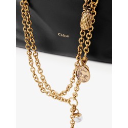 Chloé Icons leather crossbody bag with front logo
