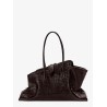 La Passeggiata Medium croc-effect leather shoulder bag