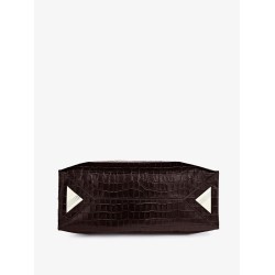 La Passeggiata Medium croc-effect leather shoulder bag