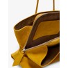 La Passeggiata suede shoulder bag