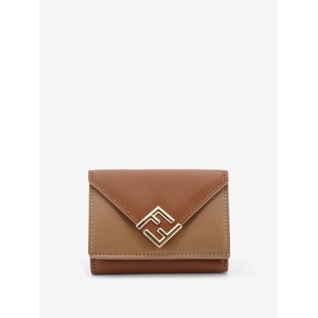 FF Diamonds Micro Trifold Leather Wallet