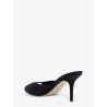 Luana satin sandals with rhinestone detail on the front