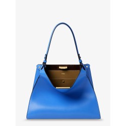 Fendi Way Medium leather shoulder bag with contrasting lining