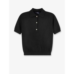 Smmpomposa cotton, silk, and cashmere polo shirt