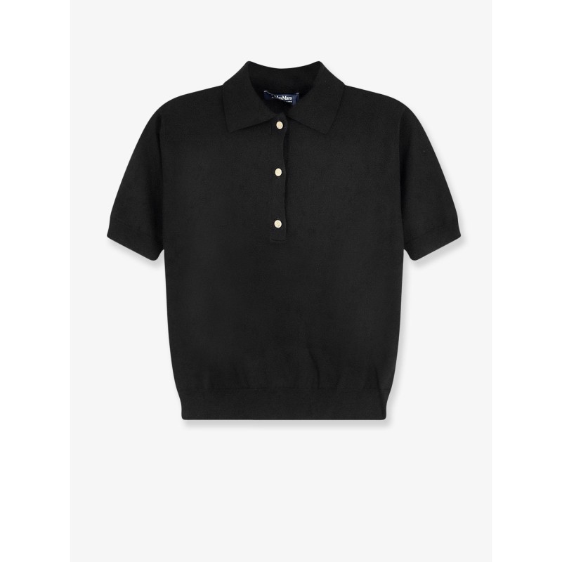 Smmpomposa cotton, silk, and cashmere polo shirt