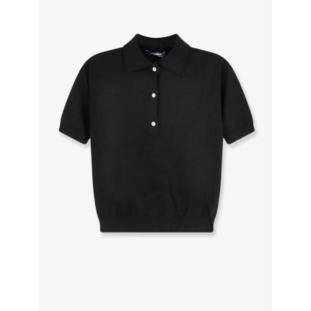 Smmpomposa cotton, silk, and cashmere polo shirt