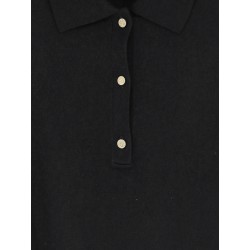 Smmpomposa cotton, silk, and cashmere polo shirt