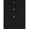 Smmpomposa cotton, silk, and cashmere polo shirt