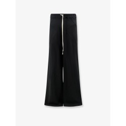 Bias viscose and silk trousers