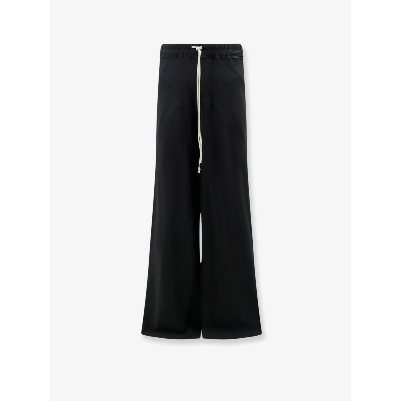 Bias viscose and silk trousers