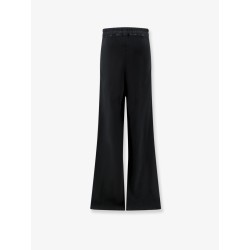 Bias viscose and silk trousers